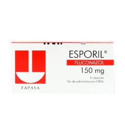Esporil Fluconazol 150 mg  - Caja  de 4 cápsulas