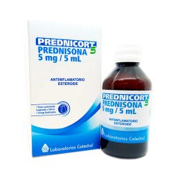 Prednicort  5 Prednisona 5 mg/5 mL - Cont. 100 mL