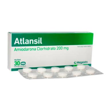 Atlansil Amiodarona Clorhidrato 200 mg -  Cont. 30 Comprimidos