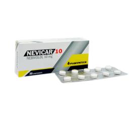 Nevicar 10 Nebivolol 10mg - Caja de 30 comprimidos