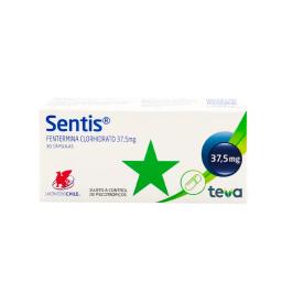 Sentis Fentermina Clorhidrato 37,5 mg - Caja de 30 cápsulas