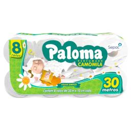 Papel Higienico Perfumado Camomila Paloma - Cont. 8 Unidades