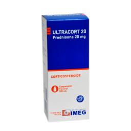 Ultracort Prednisona 20 mg - Frasco de 100 mL
