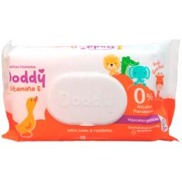 Toallitas Húmedas Premium con Vitamina E Doddy - Cont. 48 unidades
