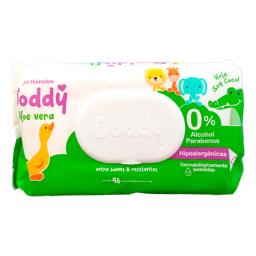 Toallitas Húmedas Premium con Aloe Vera Doddy - Cont. 96 unidades