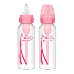 Biberones Anticólicos Options+ Dr. Brown’s Rosa - Cont. 2 unidades de 250mL