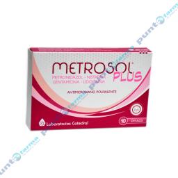 Metrosol Plus Metronidazol Nistatina Gentamicina Lidocaina - Cont. 10 Óvulos
