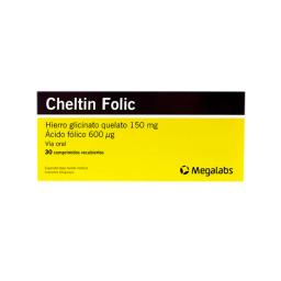 Cheltin Folic - Caja de 30 Comprimidos Recubiertos