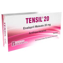 Tensil 20 Enalapril Maleato - Caja de 30 Comprimidos