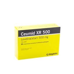 Ceumid XR 500 Levetiracetam - Caja de 30 comprimidos recubiertos de liberación prolongada