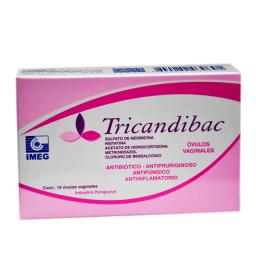 Tricandibac Sulfato de Neomicina - Cont. 10 Ovulos