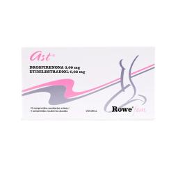 Ast Drospirenona 3,00 mg Etinilestradiol 0,02 mg - Caja de 28 comprimidos recubiertos