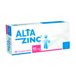 Altazinc 15 mg - Caja de 40 Comprimidos