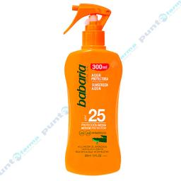 Aqua Protectora con Aloe Vera SPF25 Babaria - 300 mL