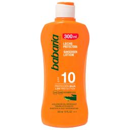 Leche Protectora Con Aloe Vera SPF10 Babaria - Cont. 300 ml