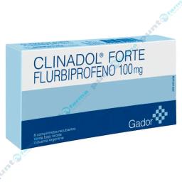 Clinadol Forte Flurbiprofeno 100 mg - Cont. 8 Comprimidos Recubiertos.