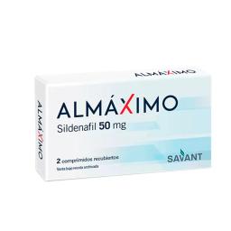 Almaximo Masticable Sildenafil 50 mg - Cont. 2 Comprimidos