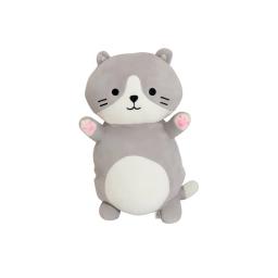 Peluche Hipoalergénico Gatito Bebé Gris 30cm