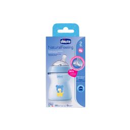 Biberon Naturalfeeling 2M+ Azul Chicco - 250 mL