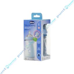 Biberon Natural Feeling 6M Blue - Cont.330 ml