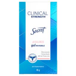 Antitranspirante Secret Clinical Clear Gel Ph Balanced - Cont.45 gr.