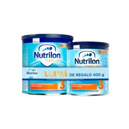 Nutrilon Premium 3 - 800 gr más una lata de 400 gr de regalo.