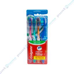 Cepillo De Dientes Colgate Triple Acción 4 Unidades