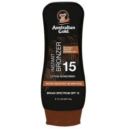 Loción de Protección SPF 15 Bronceador Instantáneo Australian Gold - 237 mL