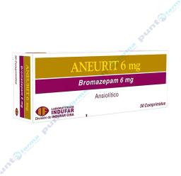 Aneurit Bromazepam 6 mg - Caja de 50 comprimidos