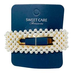Hebilla Cuadrada Con Perlas Sweet Care
