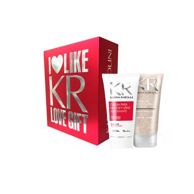 Duo Rosa Exfoliante + Cremas para Manos Hidratante Karina Rabolini