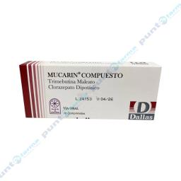 Mucarin Compuesto Trimebutina Maleato Clorazepato Dipotasico - Cont.10 comprimidos recubiertos