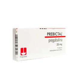 Prebictal Pregabalina 25 mg - Cont. 14 Capsulas