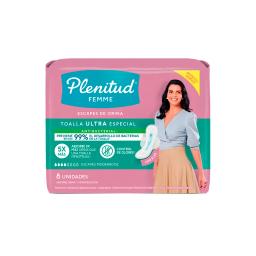 Toalla Ultra Plenitud Femme - Cont.8 Unidades