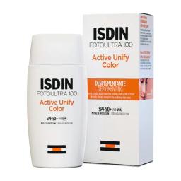 Protector Solar Fotoultra 100 Active Unify Color SPF 50+  Isdin - 50ml