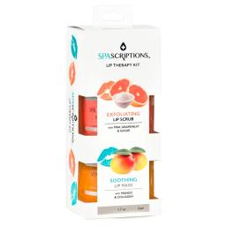 Set para Labios Exfoliante + Balsamo Calmante Spa Scriptions - 50mL