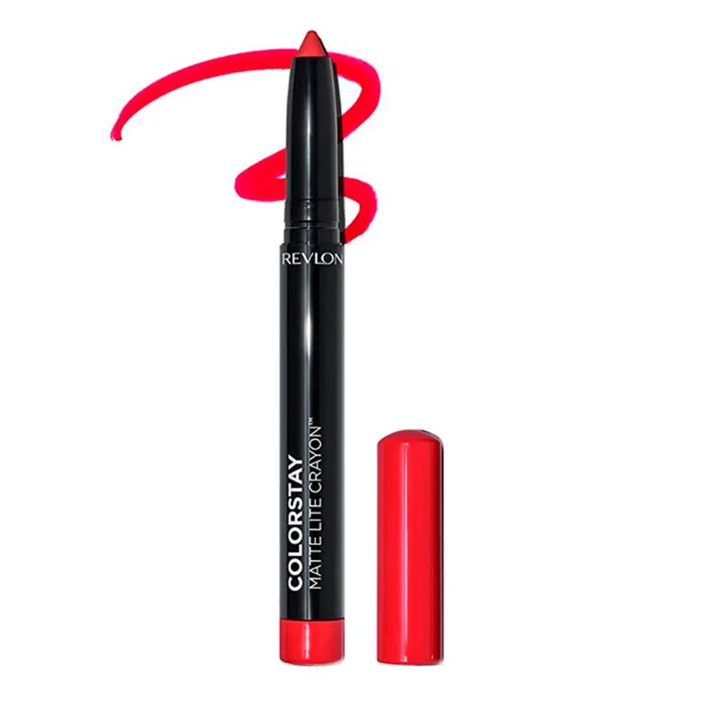 Lápiz Labial Crayon Lipstick Revlon Colorstay Matte Lite Air Kiss - 1,4gr