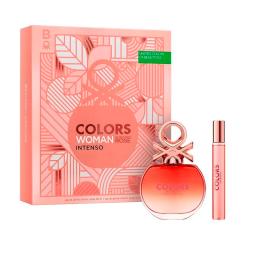 Set Colors Woman Rose Intenso Benetton EDP 80ml + EDT 10ml