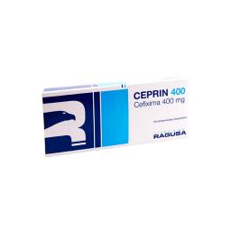 Ceprin Cefixima 400 mg - Caja de 10 comprimidos recubiertos