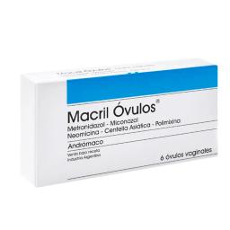 Macril Óvulos - Contiene 6 unidades
