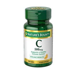 Vitamina C 500mg Natures Bounty - Cont.100 Tabletas