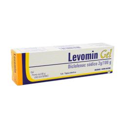 Gel Levomin Diclofenac Sódico 2g/ 100g - Pomo de 60 g.