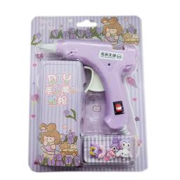 Pistola de Silicona Con Stickers - 1 Unidad