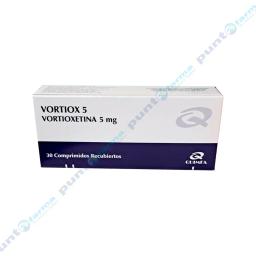 Vortiox 5 Vortioxetina 5mg - Cont. 30 comprimidos recubiertos