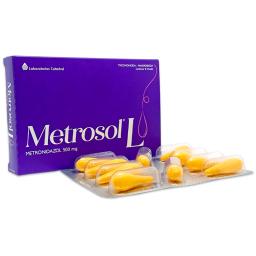 Metrosol L Metronidazol 500 mg - Caja de 10 óvulos