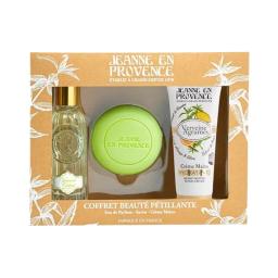 Set Jeanne en Provence Verbena Citrus Eau de Parfum 60mL+ Crema de manos 75ml + Jabón sólido 100 Gr