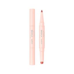 Lápiz Contorno de labios y Lápiz labial brillante Vamp Creamy Duo 007 Peach Nude Pupa