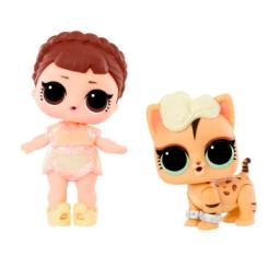 Muñeca Lol Surprise Pack X 2 Tot + Pet Sleeping B.B. + Funky Kat