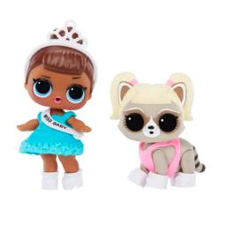 Muñeca Lol Surprise Pack X 2: Tot + Pet Miss Baby. + Hops D.O.G.G