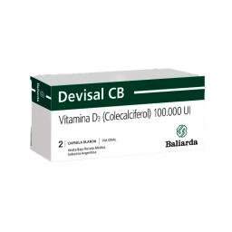 Devisal CB Vitamina D3 100.000 UI - Cont. 2 Capsulas Blandas